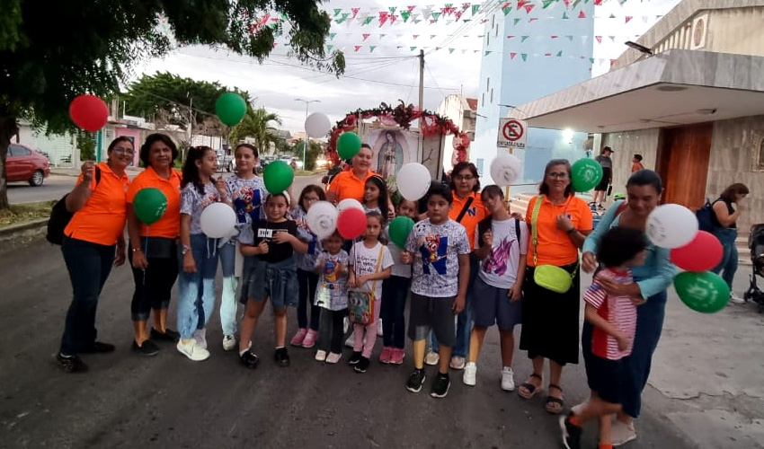 Recuerdan a la Inmaculada Concepción en Chetumal