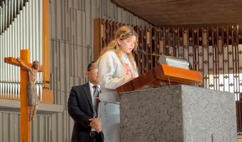 Un día en la basilica con la Prepa Anáhuac