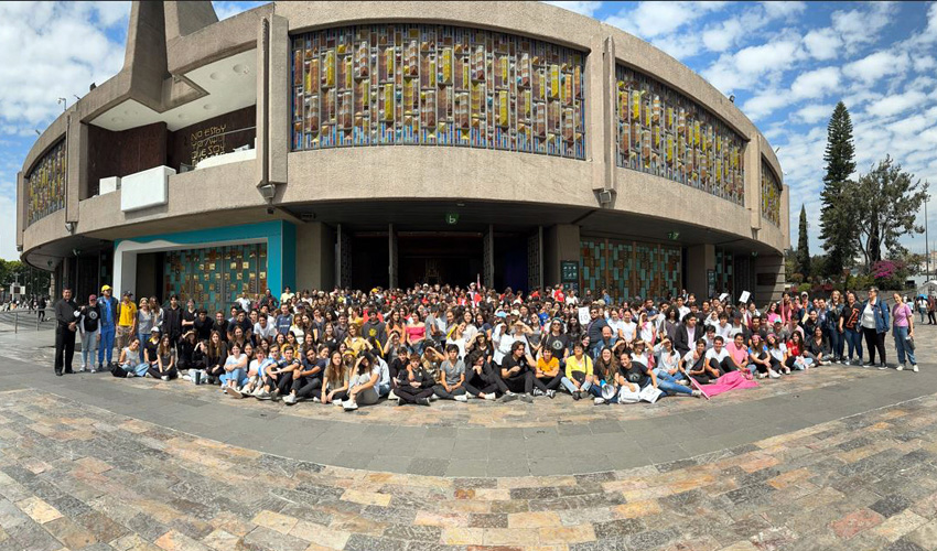 Un día en la basilica con la Prepa Anáhuac