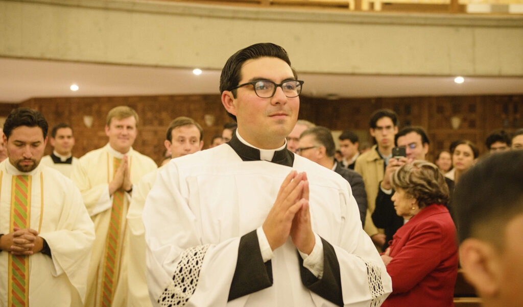 Hermano Santiago Donaire emite sus primeros votos como Legionario de Cristo